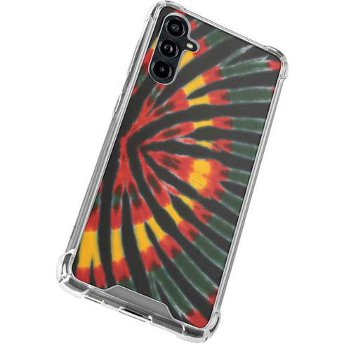 Liquid Blue Tie Dye - Rasta Galaxy A54 5G Clear Case