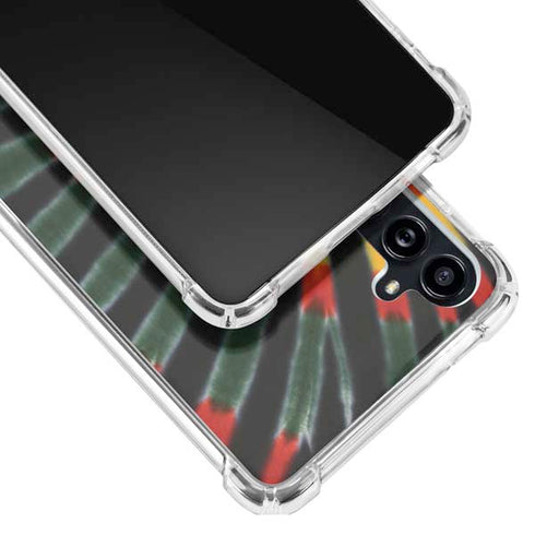 Liquid Blue Tie Dye - Rasta Galaxy A54 5G Clear Case