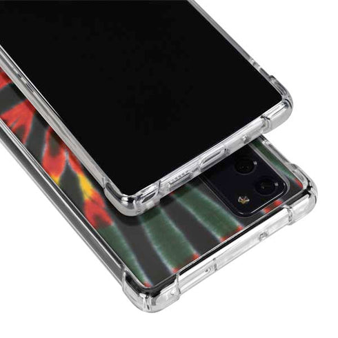 Liquid Blue Tie Dye - Rasta Galaxy Note20 5G Clear Case