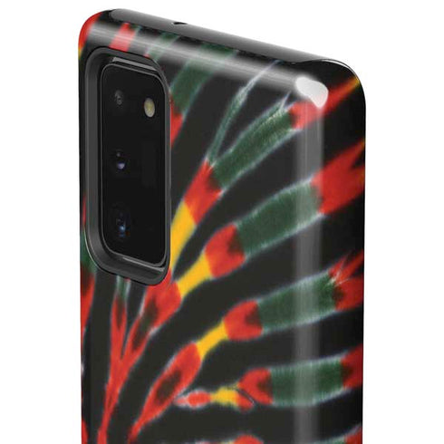 Liquid Blue Tie Dye - Rasta Galaxy Note20 5G Pro Case