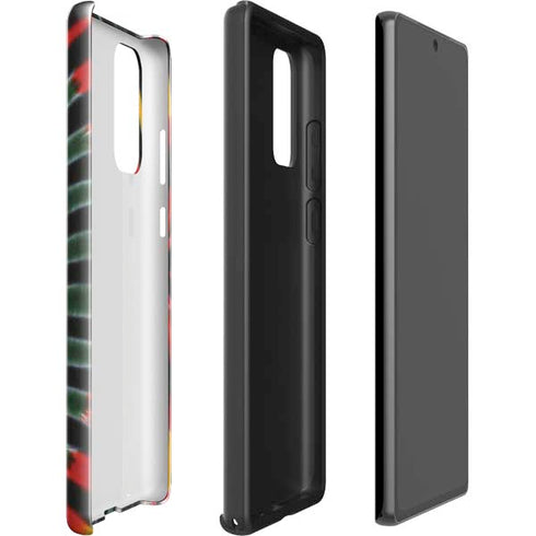 Liquid Blue Tie Dye - Rasta Galaxy Note20 5G Pro Case