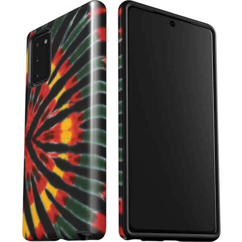 Liquid Blue Tie Dye - Rasta Galaxy Note20 5G Pro Case