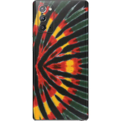 Liquid Blue Tie Dye - Rasta Galaxy Note20 5G Skin