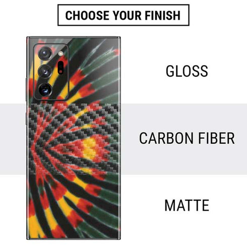 Liquid Blue Tie Dye - Rasta Galaxy Note20 Ultra 5G Skin