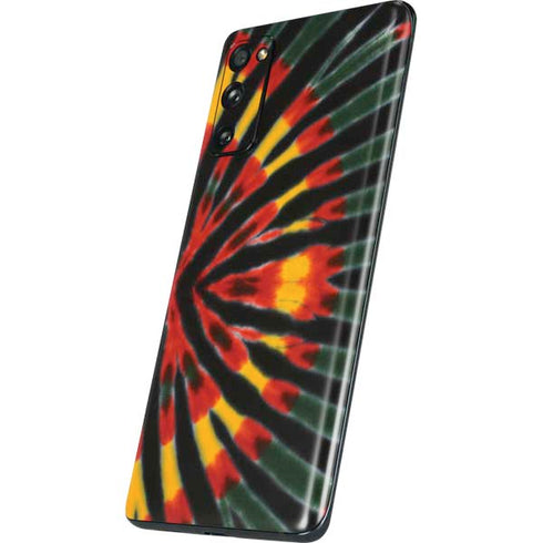 Liquid Blue Tie Dye - Rasta Galaxy S20 Fan Edition Skin