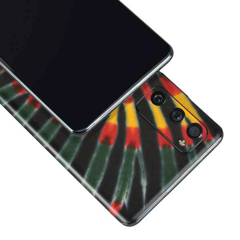 Liquid Blue Tie Dye - Rasta Galaxy S20 Fan Edition Skin
