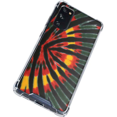 Liquid Blue Tie Dye - Rasta Galaxy S20 FE Clear Case