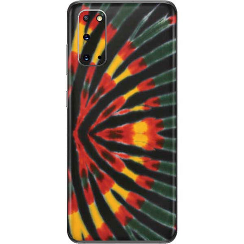 Liquid Blue Tie Dye - Rasta Galaxy S20 Skin