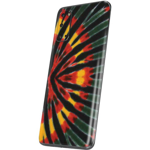 Liquid Blue Tie Dye - Rasta Galaxy S20 Skin