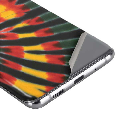 Liquid Blue Tie Dye - Rasta Galaxy S20 Skin