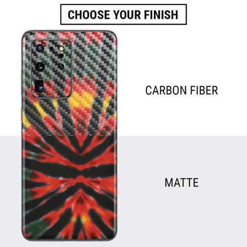 Liquid Blue Tie Dye - Rasta Galaxy S20 Ultra 5G Skin