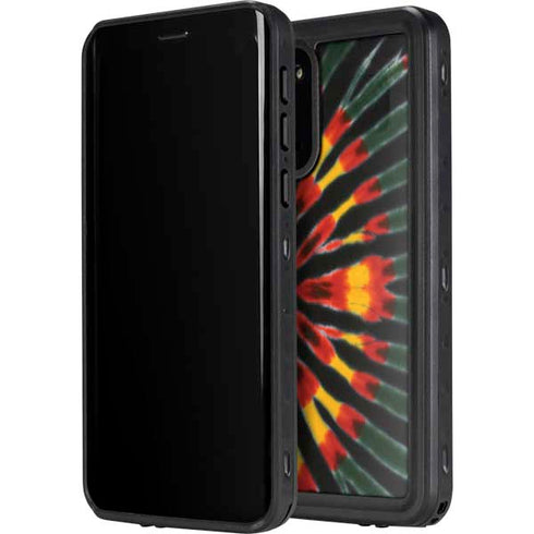 Liquid Blue Tie Dye - Rasta Galaxy S20 Waterproof Case