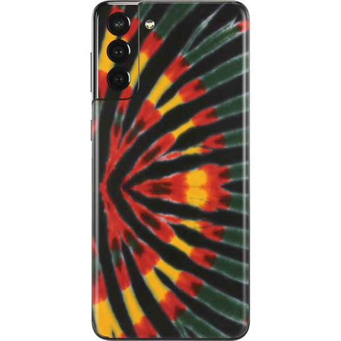 Liquid Blue Tie Dye - Rasta Galaxy S21 Plus 5G Skin