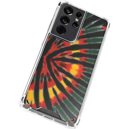 Liquid Blue Tie Dye - Rasta Galaxy S21 Ultra 5G Clear Case