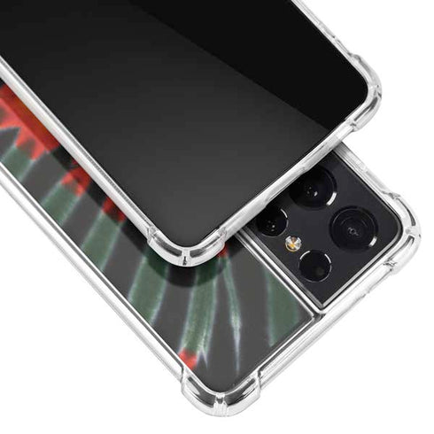 Liquid Blue Tie Dye - Rasta Galaxy S21 Ultra 5G Clear Case