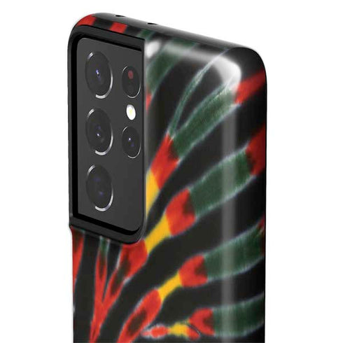 Liquid Blue Tie Dye - Rasta Galaxy S21 Ultra 5G Pro Case