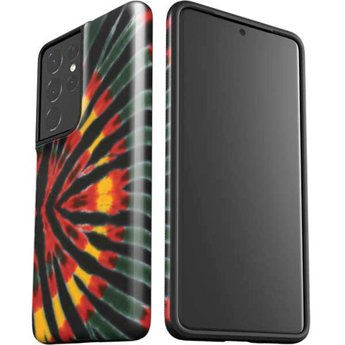 Liquid Blue Tie Dye - Rasta Galaxy S21 Ultra 5G Pro Case