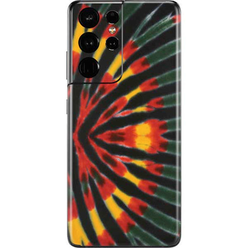 Liquid Blue Tie Dye - Rasta Galaxy S21 Ultra 5G Skin
