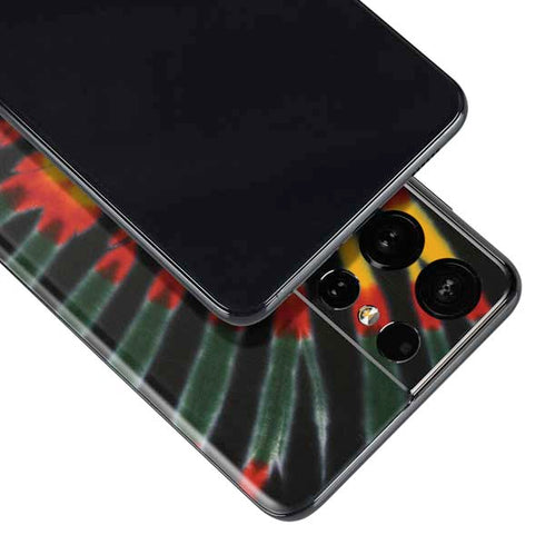 Liquid Blue Tie Dye - Rasta Galaxy S21 Ultra 5G Skin