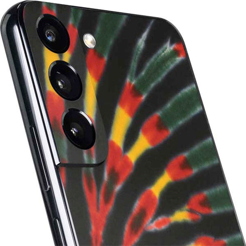 Liquid Blue Tie Dye - Rasta Galaxy S22 Plus Skin