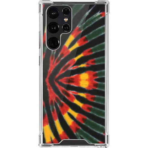 Liquid Blue Tie Dye - Rasta Galaxy S22 Ultra Clear Case