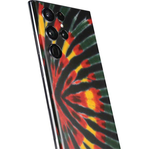 Liquid Blue Tie Dye - Rasta Galaxy S22 Ultra Skin