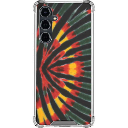 Liquid Blue Tie Dye - Rasta Galaxy S23 FE Clear Case