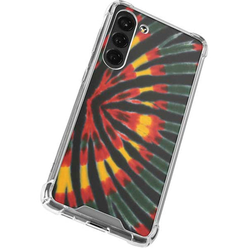 Liquid Blue Tie Dye - Rasta Galaxy S23 Plus Clear Case