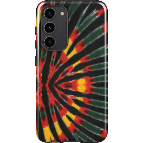 Liquid Blue Tie Dye - Rasta Galaxy S23 Plus Pro Case