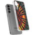Liquid Blue Tie Dye - Rasta Galaxy S24 Plus Clear Case