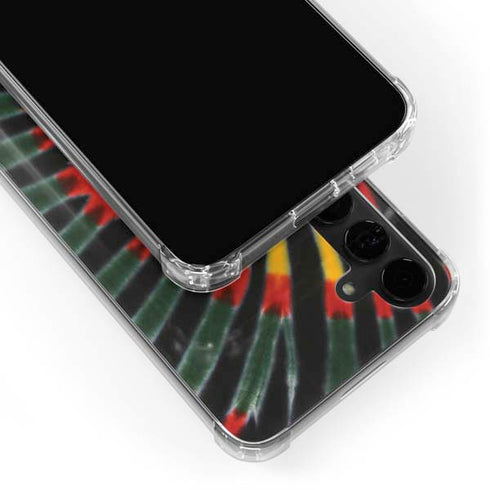 Liquid Blue Tie Dye - Rasta Galaxy S24 Plus Clear Case