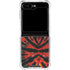 Liquid Blue Tie Dye - Rasta Galaxy Z Flip5 5G Clear Case