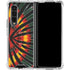 Liquid Blue Tie Dye - Rasta Galaxy Z Fold4 5G Clear Case