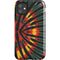 Liquid Blue Tie Dye - Rasta iPhone 11 Impact Case