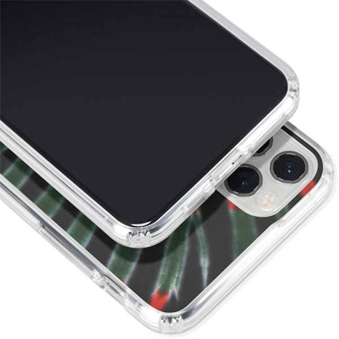 Liquid Blue Tie Dye - Rasta iPhone 11 Pro Clear Case
