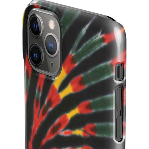 Liquid Blue Tie Dye - Rasta iPhone 11 Pro Lite Case