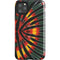 Liquid Blue Tie Dye - Rasta iPhone 11 Pro Max Impact Case