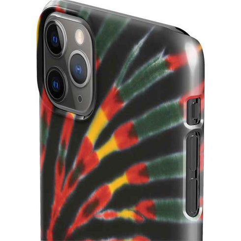 Liquid Blue Tie Dye - Rasta iPhone 11 Pro Max Lite Case