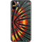 Liquid Blue Tie Dye - Rasta iPhone 11 Pro Skin