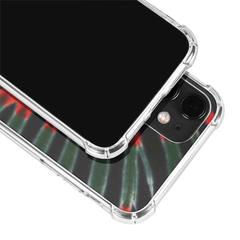 Liquid Blue Tie Dye - Rasta iPhone 12 Mini Clear Case