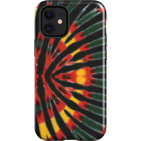 Liquid Blue Tie Dye - Rasta iPhone 12 Mini Impact Case