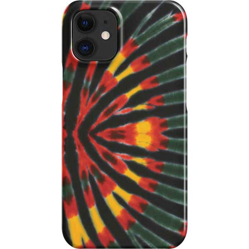 Liquid Blue Tie Dye - Rasta iPhone 12 Mini Lite Case