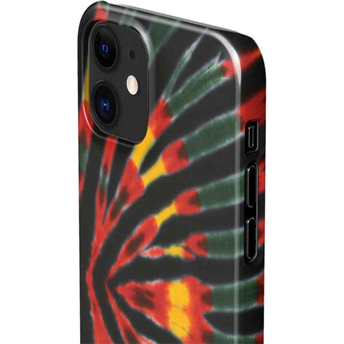 Liquid Blue Tie Dye - Rasta iPhone 12 Mini Lite Case