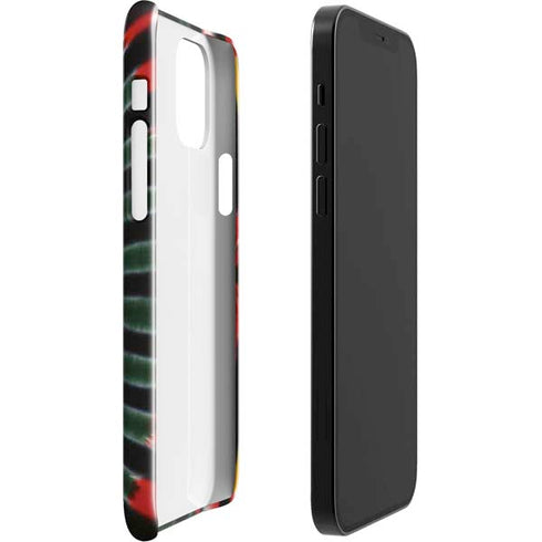 Liquid Blue Tie Dye - Rasta iPhone 12 Mini Lite Case