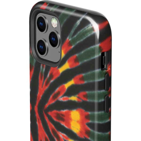 Liquid Blue Tie Dye - Rasta iPhone 12 Pro Max Impact Case