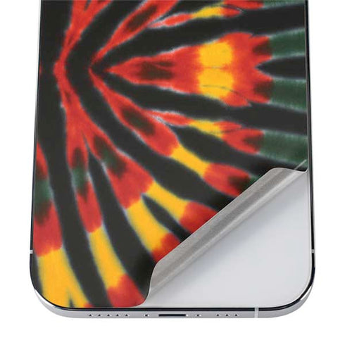 Liquid Blue Tie Dye - Rasta iPhone 12 Pro Max Skin