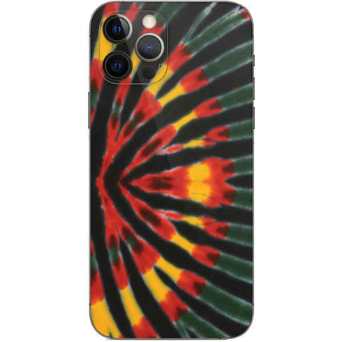 Liquid Blue Tie Dye - Rasta iPhone 12 Pro Skin