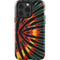 Liquid Blue Tie Dye - Rasta iPhone 13 Pro Impact Case