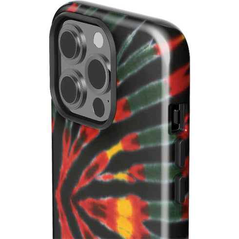 Liquid Blue Tie Dye - Rasta iPhone 13 Pro Impact Case
