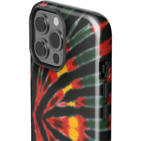 Liquid Blue Tie Dye - Rasta iPhone 13 Pro Max Impact Case